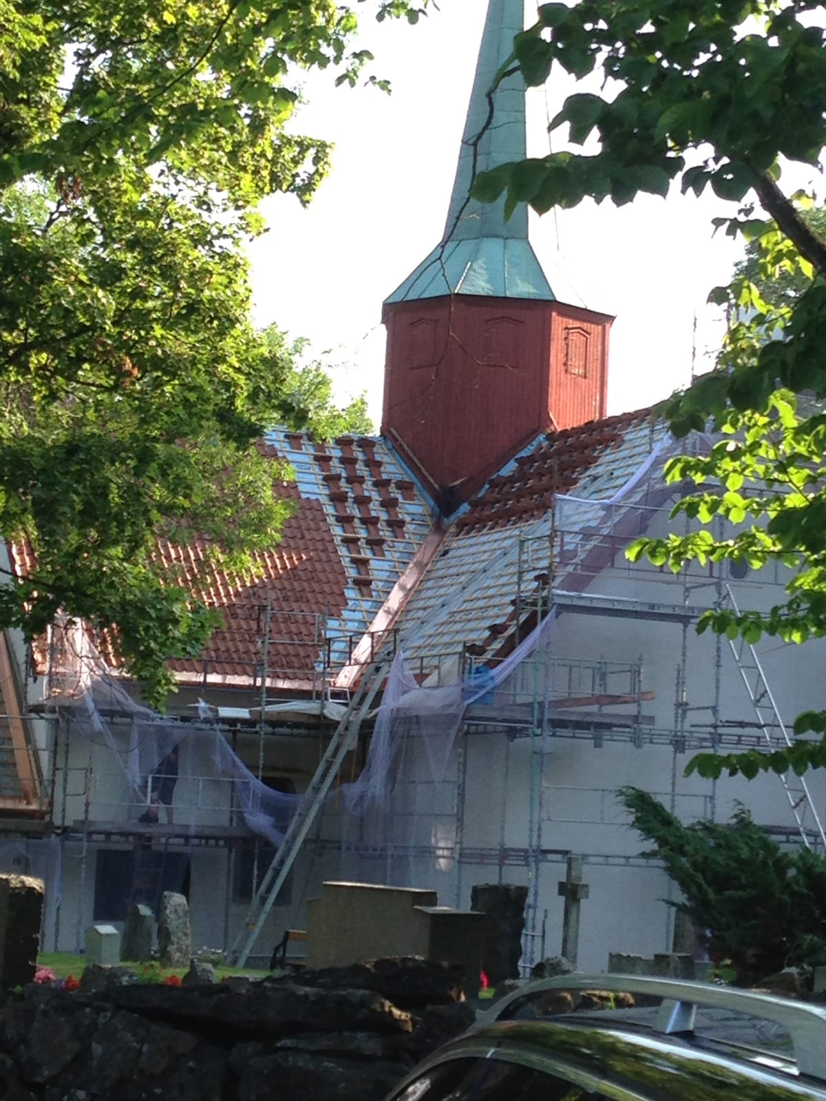 Rehabilitering av tak, kobbertekking og takstein